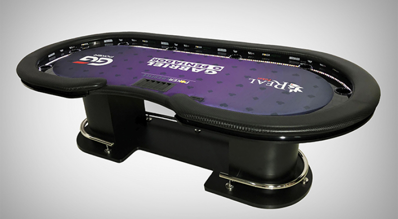 Mesa de Poker GG Poker com apoio de pés de metal - L12